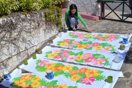 Madeira Flower Festival 2014/Dress Paintings