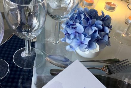 Blue & White Wedding/Cocktail and Dinner at Casino Park Hotel
