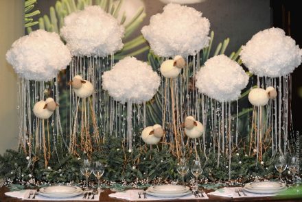 Christmas in The Clouds/Table Decoration